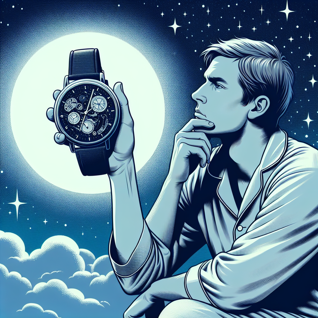 obraz blog Czy powinno się sciagac zegarek na noc?