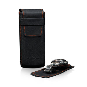 Pudełko na Zegarki - Etui Saffiano Złote-6-Organizer-Zegarki-Studio