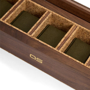 Pudełko na zegarki - Flatiron Orzech-4-Organizer-Zegarki-Studio