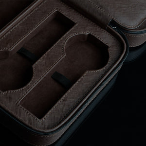 Pudełko na Zegarki - Lifestyle Saffiano Braun-7-Organizer-Zegarki-Studio