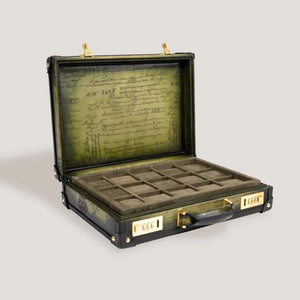 Pudełko na Zegarki - Master Edition Parchemin Olive Zielony-1-Organizer-Zegarki-Studio