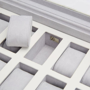 Pudełko na Zegarki - Memento Mori Białe-6-Organizer-Zegarki-Studio