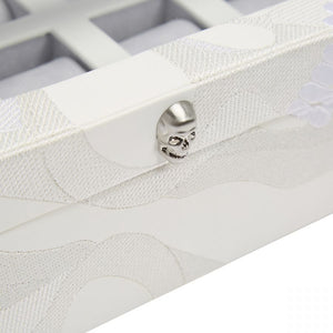 Pudełko na Zegarki - Memento Mori Białe-7-Organizer-Zegarki-Studio