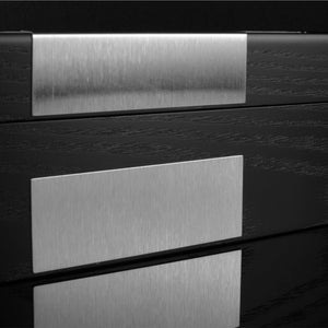 Pudełko na Zegarki - Monterray Czarny Satyna-4-Organizer-Zegarki-Studio