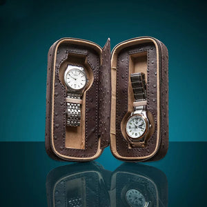 Pudełko na Zegarki - Podróżna Lavallière-2-Organizer-Zegarki-Studio