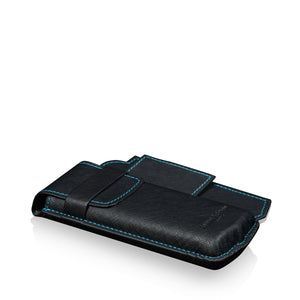 Pudełko Na Zegarki - Pokrowiec Saffiano w Kolorze Niebieskim-2-Organizer-Zegarki-Studio