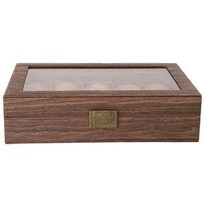 Pudełko na Zegarki - Przestronne Rustykalne-2-Organizer-Zegarki-Studio