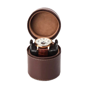 Pudełko na Zegarki - Rolka Pirmus Braun-1-Organizer-Zegarki-Studio