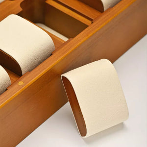 Pudełko na Zegarki - Rustykalny Kasztan-3-Organizer-Zegarki-Studio