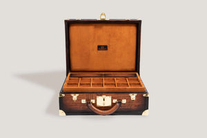 Pudełko na Zegarki - Trunk Parchement Jasnobrązowe-2-Organizer-Zegarki-Studio