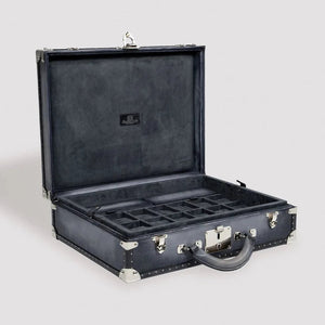 Pudełko na Zegarki - Trunk Patina Grey-1-Organizer-Zegarki-Studio