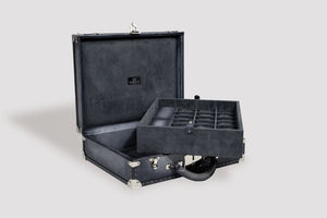 Pudełko na Zegarki - Trunk Patina Grey-4-Organizer-Zegarki-Studio