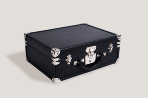 Pudełko na Zegarki - Trunk Safiano Black-2-Organizer-Zegarki-Studio
