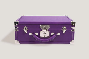 Pudełko na Zegarki - Trunk Safiano Purple-5-Organizer-Zegarki-Studio