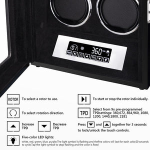 Rotomat do Zegarków Automatycznych Macassar Quatuor-5-Organizer-Zegarki-Studio