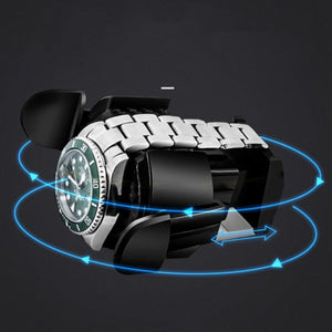 Rotomat do Zegarków Automatycznych Premium Brązowy 2 Miejsca-3-Organizer-Zegarki-Studio