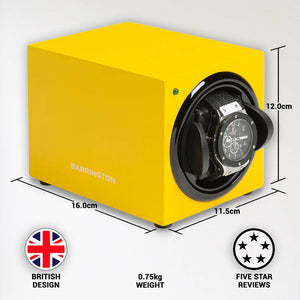 Rotomat do zegarków - Barrington Electric Yellow-4-Organizer-Zegarki-Studio