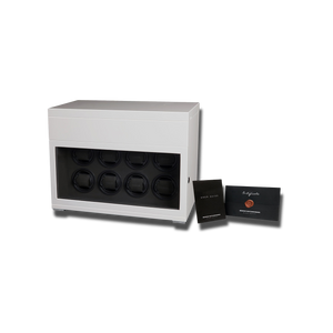 Rotomat do Zegarków - Biała Seria 8-5-Organizer-Zegarki-Studio