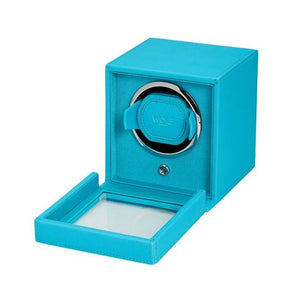 Rotomat do Zegarków - Cube Cover Turquoise-2-Organizer-Zegarki-Studio