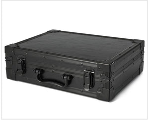 Walizka na zegarki koloru czarnego dla zegarmistrza-3-Organizer-Zegarki-Studio