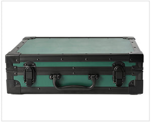 Walizka na zegarki Zielona Imperialna-2-Organizer-Zegarki-Studio