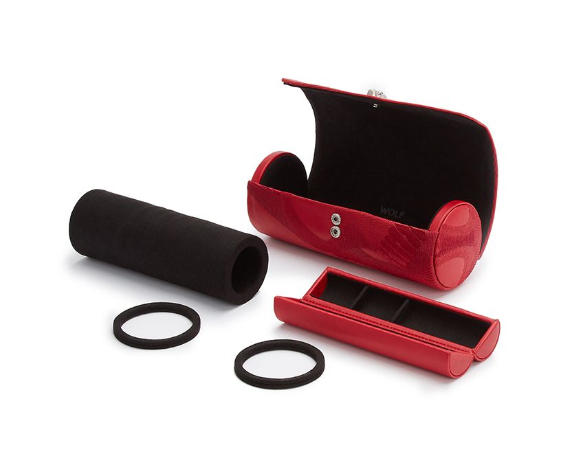 Etui na zegarek - Momento Mori Czerwone-6-Organizer-Zegarki-Studio