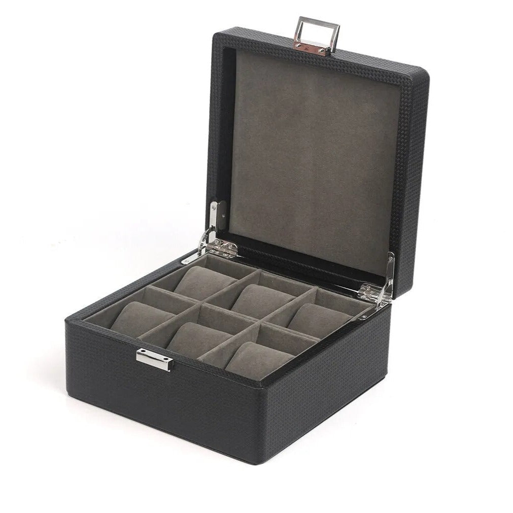 Europejskie pudełko na zegarki na 6 sztuk-1-Organizer-Zegarki-Studio