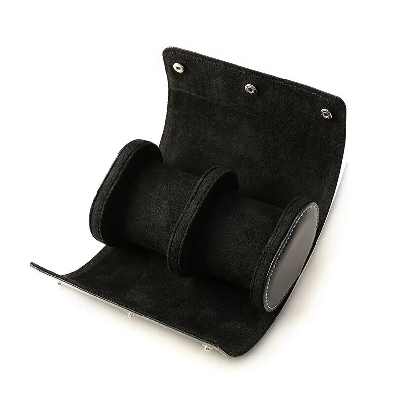 Pokrowiec na dwa zegarki Duo Czarny-1-Organizer-Zegarki-Studio