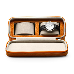 Pudełka na zegarki w kolorze pomarańczowym-2-Organizer-Zegarki-Studio