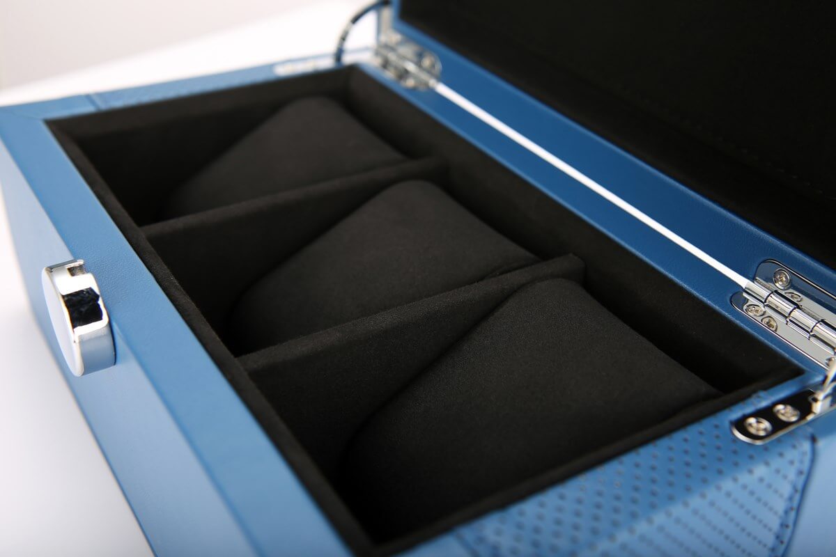Pudełko na Zegarki - Benson Three Niebieskie-4-Organizer-Zegarki-Studio