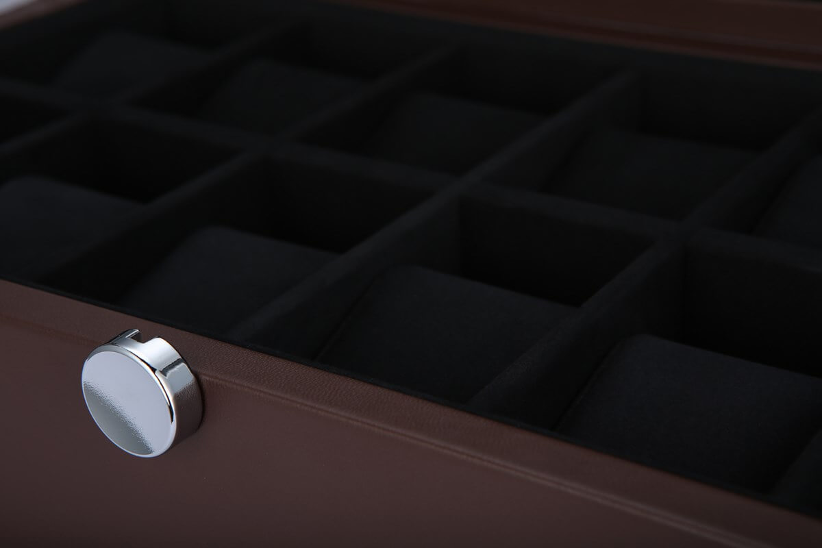 Pudełko na zegarki - Benson Twelve Brązowe-4-Organizer-Zegarki-Studio