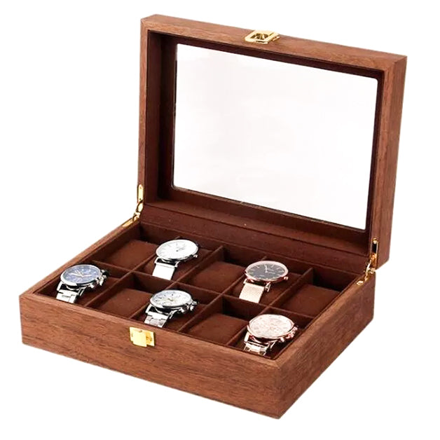 Pudełko na Zegarki - Cnotliwy Teak-1-Organizer-Zegarki-Studio