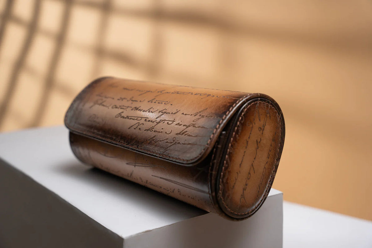 Pudełko na Zegarki - Galata Parchemin Platine Java Brązowe-2-Organizer-Zegarki-Studio