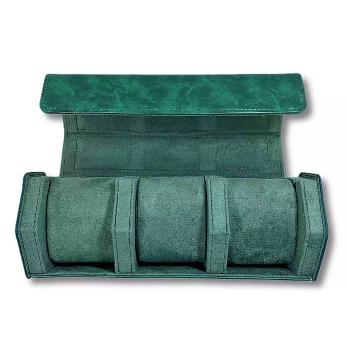 Pudełko na Zegarki - He ksagonalny Szmaragd-1-Organizer-Zegarki-Studio