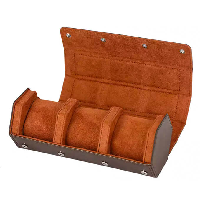 Pudełko na zegarki - Heheksagonalne Ochra-1-Organizer-Zegarki-Studio