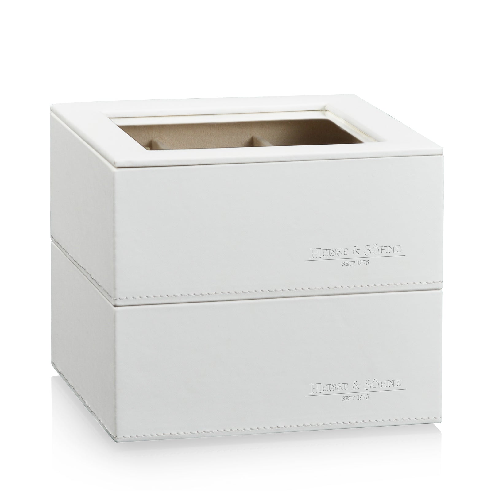 Pudełko na Zegarki - Heisse Double L White-1-Organizer-Zegarki-Studio