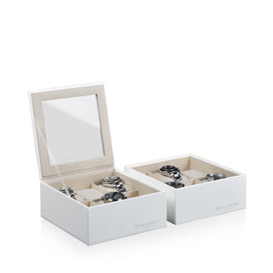 Pudełko na Zegarki - Heisse Double L White-3-Organizer-Zegarki-Studio