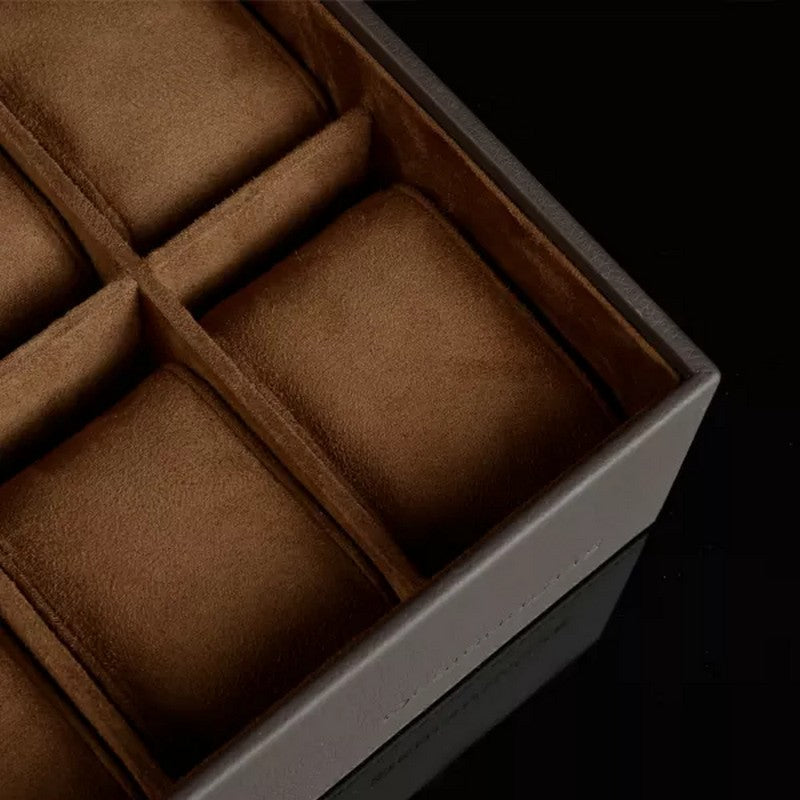 Pudełko na Zegarki - Heisse Mirage Braun-4-Organizer-Zegarki-Studio