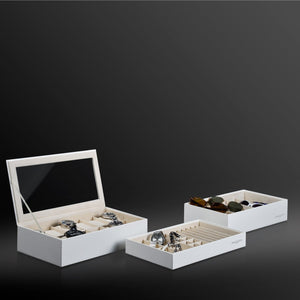 Pudełko na zegarki - Heisse XXL White-5-Organizer-Zegarki-Studio