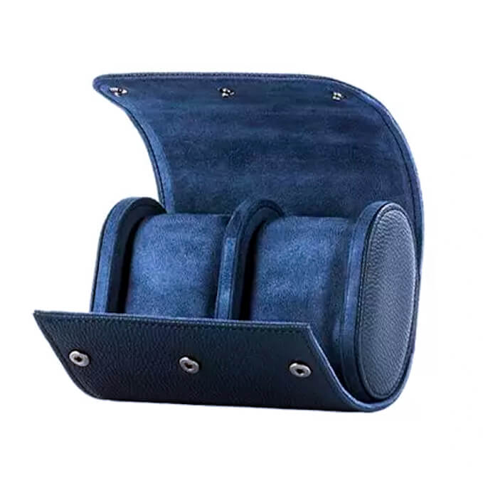 Pudełko na Zegarki - Kieszeń Kobalt-1-Organizer-Zegarki-Studio