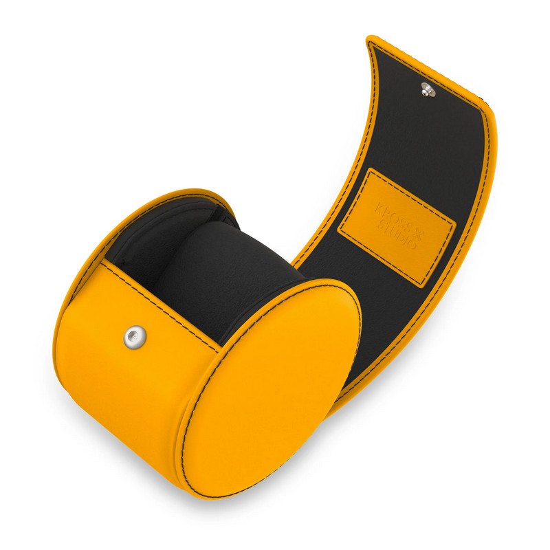 Pudełko na zegarki - Kieszeń Kross Żółta-3-Organizer-Zegarki-Studio