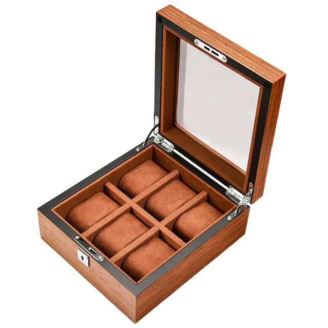 Pudełko na Zegarki - Klasyczne Drewniane-1-Organizer-Zegarki-Studio