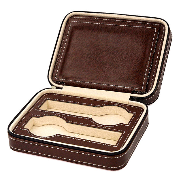 Pudełko na Zegarki - Klasyczny Vintage Podróżny-1-Organizer-Zegarki-Studio