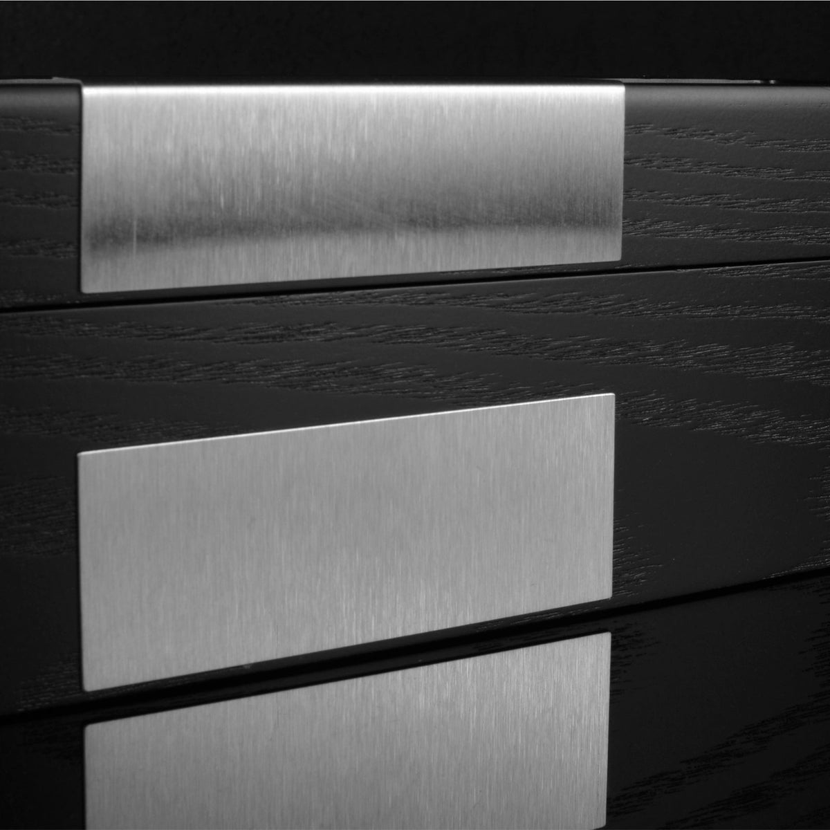 Pudełko na Zegarki - Monterray Czarny Satyna-4-Organizer-Zegarki-Studio