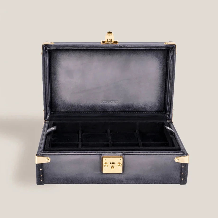 Pudełko na Zegarki - Petra Grey-1-Organizer-Zegarki-Studio