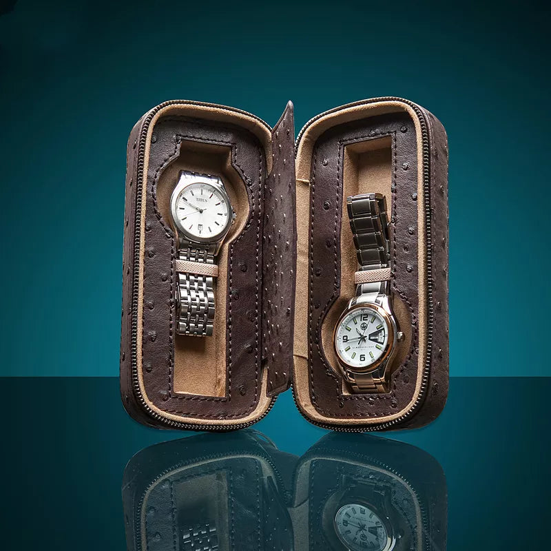 Pudełko na Zegarki - Podróżna Lavallière-2-Organizer-Zegarki-Studio