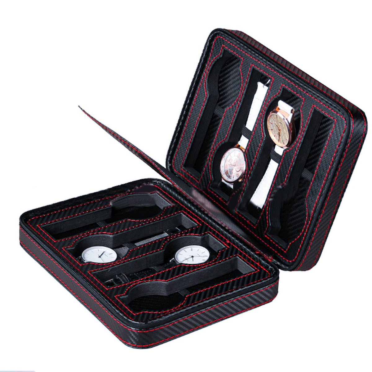 Pudełko na zegarki - Przestronne Sportowe Podróżne-1-Organizer-Zegarki-Studio