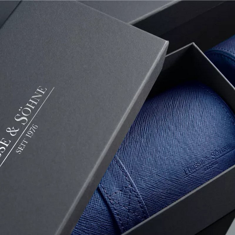 Pudełko na Zegarki - Roll 5 Niebieskie-5-Organizer-Zegarki-Studio