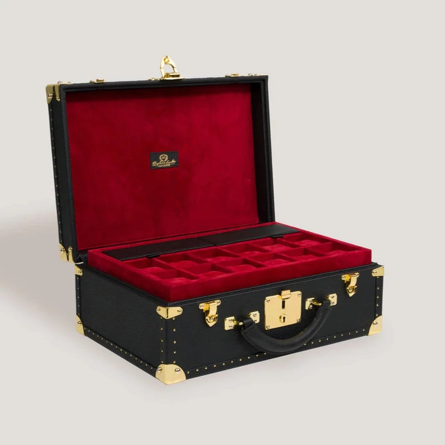 Pudełko na Zegarki - Trunk Togo Royal-1-Organizer-Zegarki-Studio