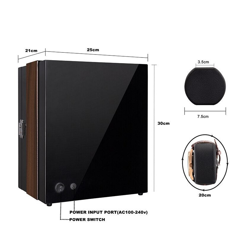 Rotomat do Zegarków Automatycznych Macassar Quatuor-4-Organizer-Zegarki-Studio